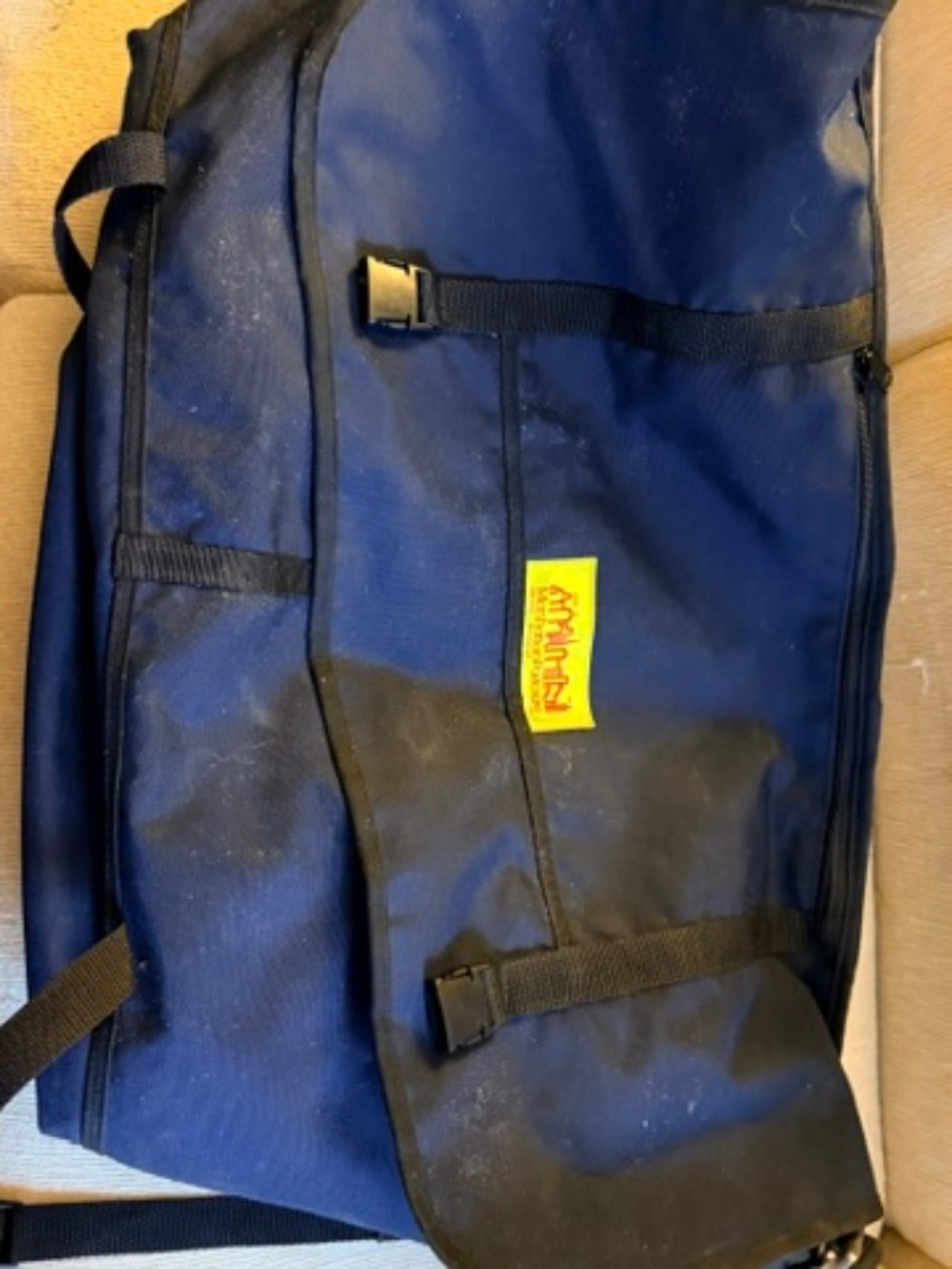Vintage XL Blue Manhattan Portage Messenger Bag